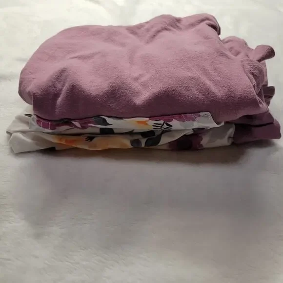 Sweater Pants Baby Girls 2T Toddler Hoodie Floral Purple Fall 2PC - Picture 12 of 12